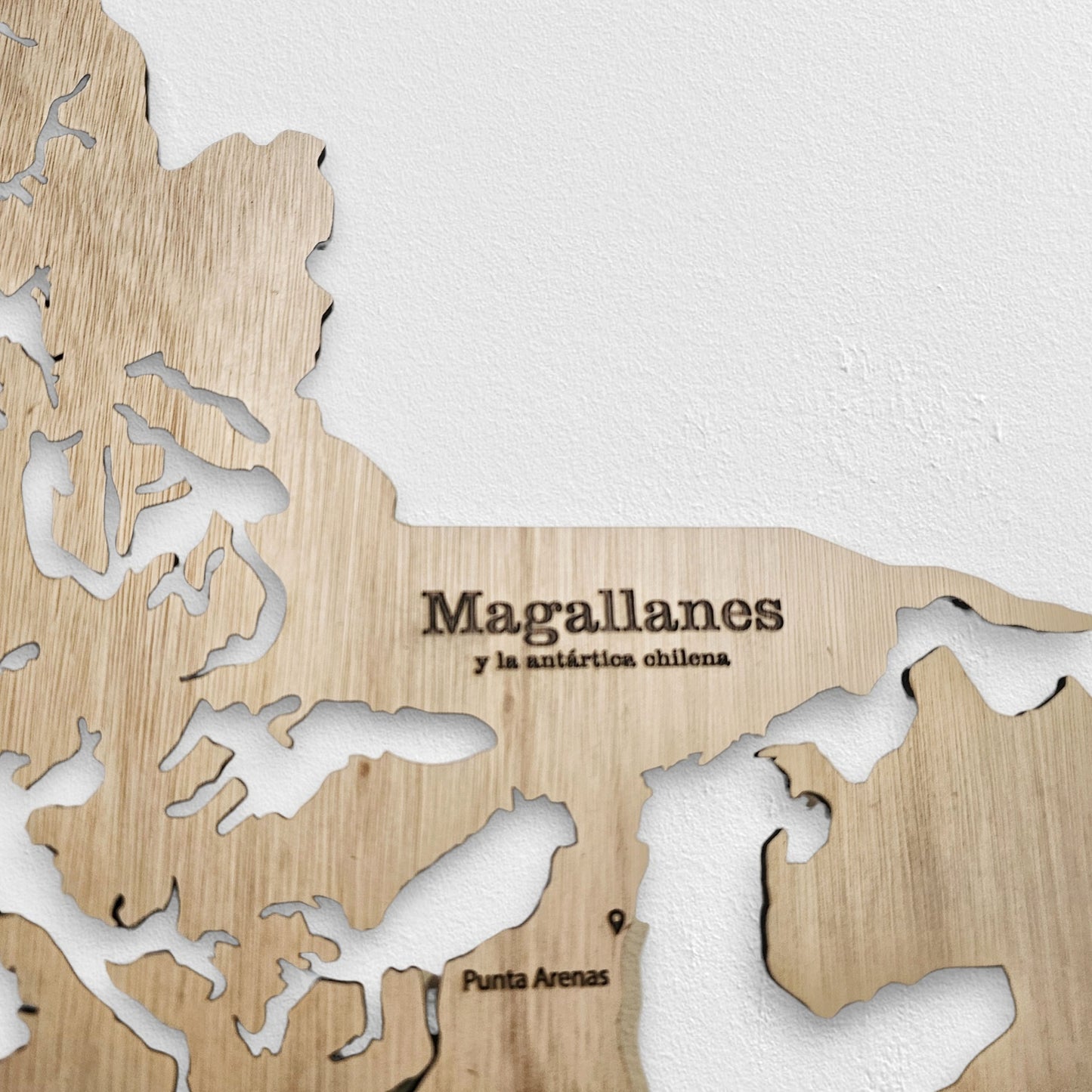 Mapa de chile 3d 180 cm color nordico